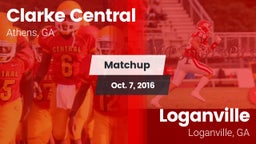 Matchup: Clarke Central vs. Loganville  2016