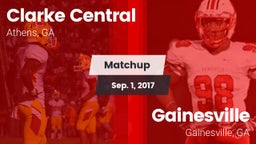 Matchup: Clarke Central vs. Gainesville  2017