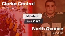 Matchup: Clarke Central vs. North Oconee  2017