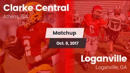 Matchup: Clarke Central vs. Loganville  2017