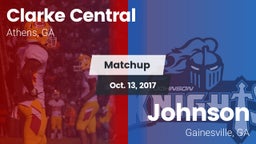 Matchup: Clarke Central vs. Johnson  2017