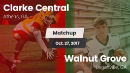 Matchup: Clarke Central vs. Walnut Grove  2017