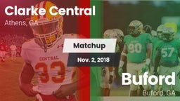 Matchup: Clarke Central vs. Buford  2018