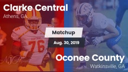 Matchup: Clarke Central vs. Oconee County  2019