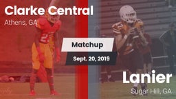 Matchup: Clarke Central vs. Lanier  2019