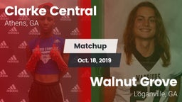 Matchup: Clarke Central vs. Walnut Grove  2019