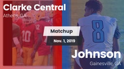 Matchup: Clarke Central vs. Johnson  2019