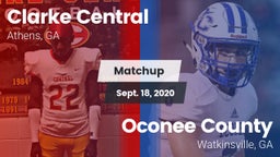 Matchup: Clarke Central vs. Oconee County  2020