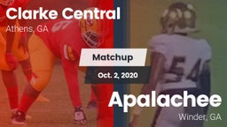 Matchup: Clarke Central vs. Apalachee  2020