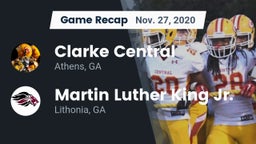 Recap: Clarke Central  vs. Martin Luther King Jr.  2020