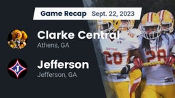 Recap: Clarke Central  vs. Jefferson  2023