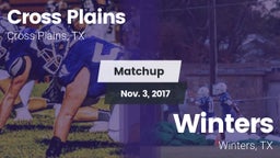 Matchup: Cross Plains vs. Winters  2017