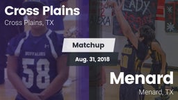 Matchup: Cross Plains vs. Menard  2018