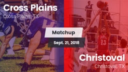 Matchup: Cross Plains vs. Christoval  2018