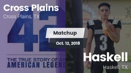 Matchup: Cross Plains vs. Haskell  2018