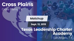 Matchup: Cross Plains vs. Texas Leadership Charter Academy  2019