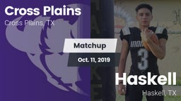 Matchup: Cross Plains vs. Haskell  2019