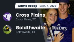Recap: Cross Plains  vs. Goldthwaite  2020