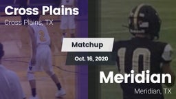 Matchup: Cross Plains vs. Meridian  2020