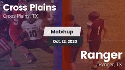 Matchup: Cross Plains vs. Ranger  2020