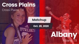 Matchup: Cross Plains vs. Albany  2020