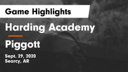 Harding Academy  vs Piggott  Game Highlights - Sept. 29, 2020