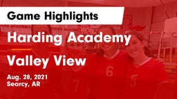 Harding Academy  vs Valley View  Game Highlights - Aug. 28, 2021