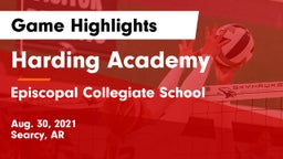 Harding Academy  vs Episcopal Collegiate School Game Highlights - Aug. 30, 2021