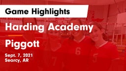 Harding Academy  vs Piggott  Game Highlights - Sept. 7, 2021