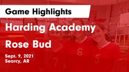 Harding Academy  vs Rose Bud Game Highlights - Sept. 9, 2021