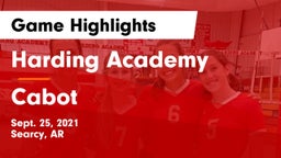 Harding Academy  vs Cabot Game Highlights - Sept. 25, 2021