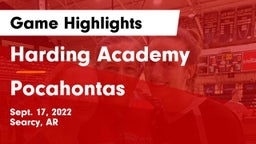 Harding Academy  vs Pocahontas Game Highlights - Sept. 17, 2022