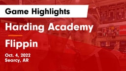 Harding Academy  vs Flippin Game Highlights - Oct. 4, 2022