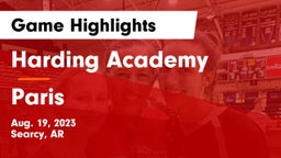 Harding Academy  vs Paris  Game Highlights - Aug. 19, 2023