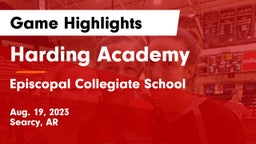 Harding Academy  vs Episcopal Collegiate School Game Highlights - Aug. 19, 2023