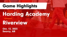Harding Academy  vs Riverview  Game Highlights - Oct. 12, 2023