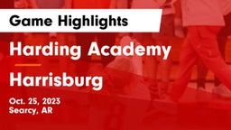 Harding Academy  vs Harrisburg  Game Highlights - Oct. 25, 2023