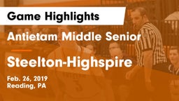 Antietam Middle Senior  vs Steelton-Highspire  Game Highlights - Feb. 26, 2019