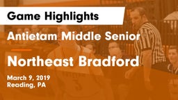 Antietam Middle Senior  vs Northeast Bradford  Game Highlights - March 9, 2019