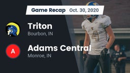 Recap: Triton  vs. Adams Central  2020