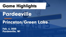 Pardeeville  vs Princeton/Green Lake  Game Highlights - Feb. 6, 2020