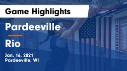 Pardeeville  vs Rio  Game Highlights - Jan. 16, 2021