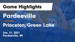 Pardeeville  vs Princeton/Green Lake  Game Highlights - Jan. 21, 2021