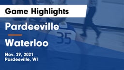 Pardeeville  vs Waterloo  Game Highlights - Nov. 29, 2021