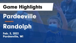 Pardeeville  vs Randolph  Game Highlights - Feb. 3, 2022