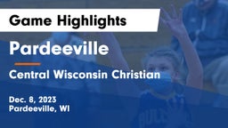 Pardeeville  vs Central Wisconsin Christian  Game Highlights - Dec. 8, 2023