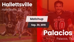 Matchup: Hallettsville vs. Palacios  2016