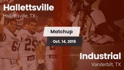 Matchup: Hallettsville vs. Industrial  2016