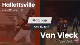 Matchup: Hallettsville vs. Van Vleck  2017
