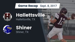 Recap: Hallettsville  vs. Shiner  2017